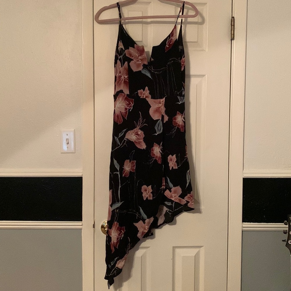 Black, red, green, &blue Pacsun M asymmetrical dress, the Kendall & Kylie line